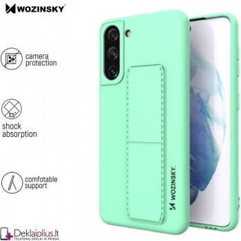 Wozinsky 4in1 švelnaus silikono dėklas - mėtinis (Samsung S21 Plus)